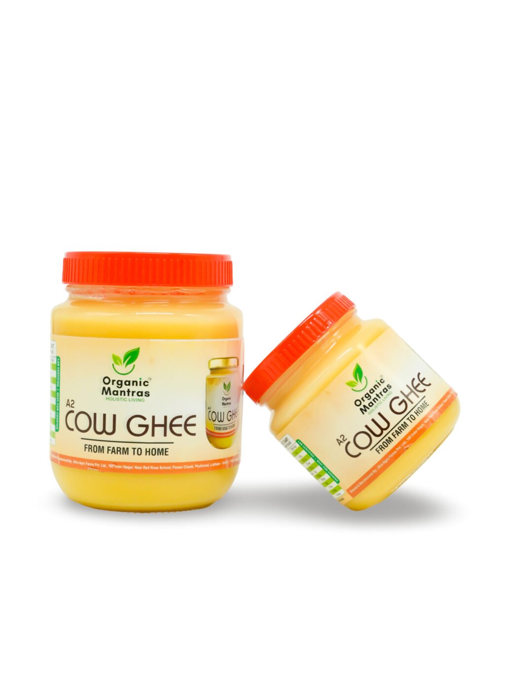 ORGANIC MANTRAS A2 Desi Cow Bilona Ghee, Made By Traditional Vedic Bilona Method 100% Pure 1500Ml