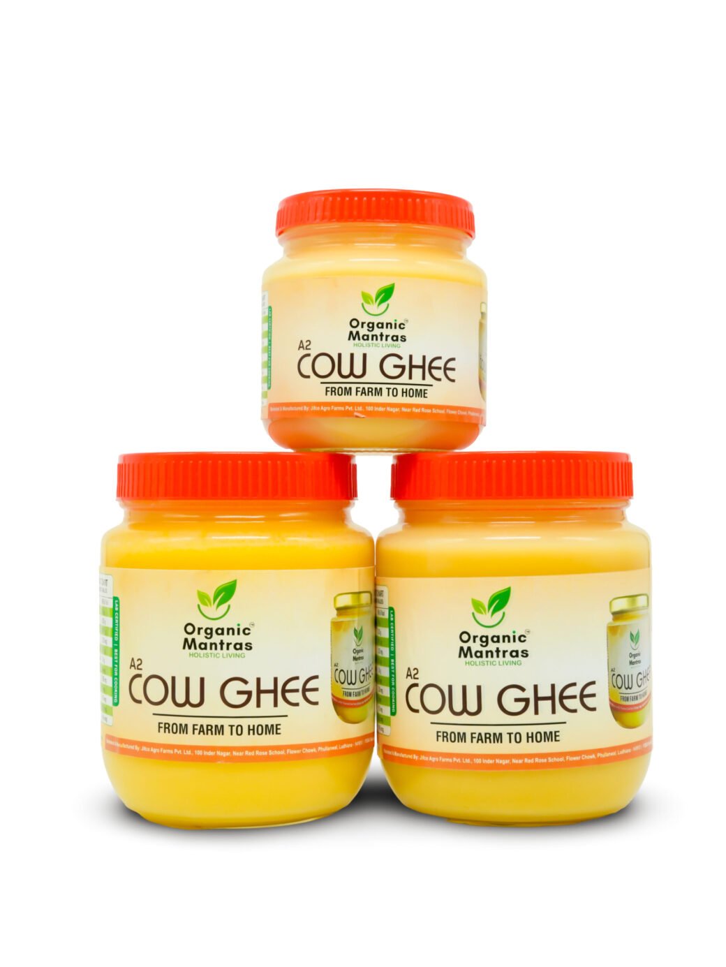 ORGANIC MANTRAS A2 Desi Cow Bilona Ghee, Made By Traditional Vedic Bilona Method 100% Pure 2500Ml - Image 2