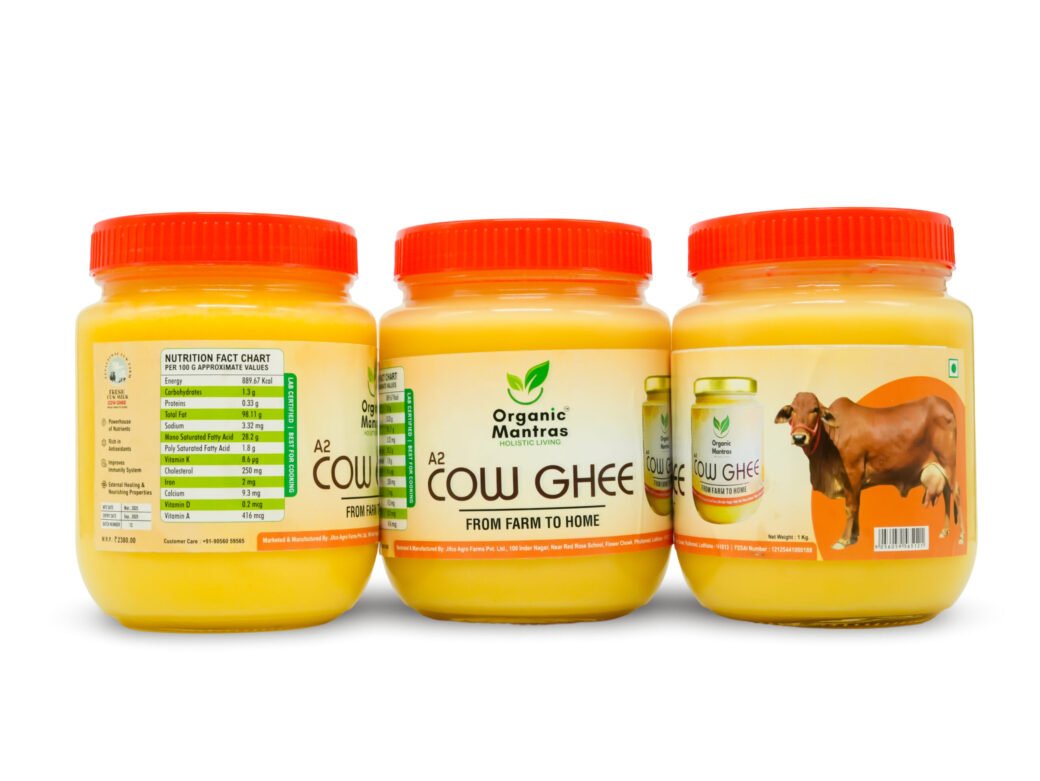 ORGANIC MANTRAS A2 Desi Cow Bilona Ghee, Made By Traditional Vedic Bilona Method 100% Pure 3000Ml - Image 2
