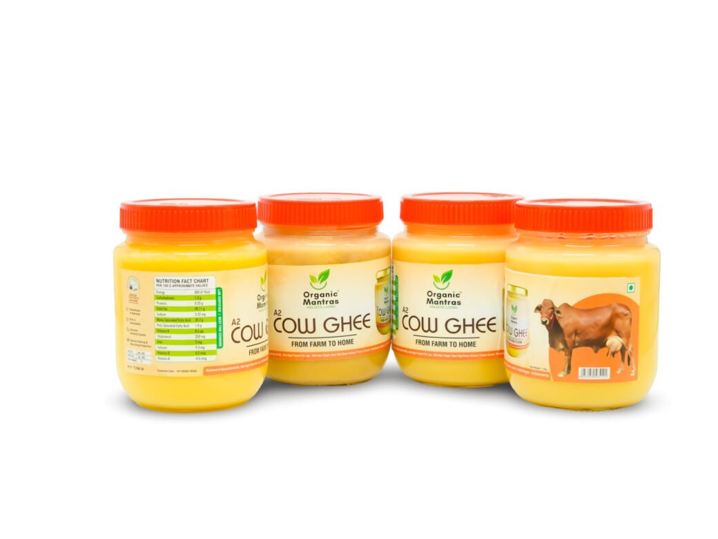 ORGANIC MANTRAS Pure A2 Desi Cow Ghee, Made By Traditional Vedic Bilona Method 100% Pure 4000Ml - Image 2