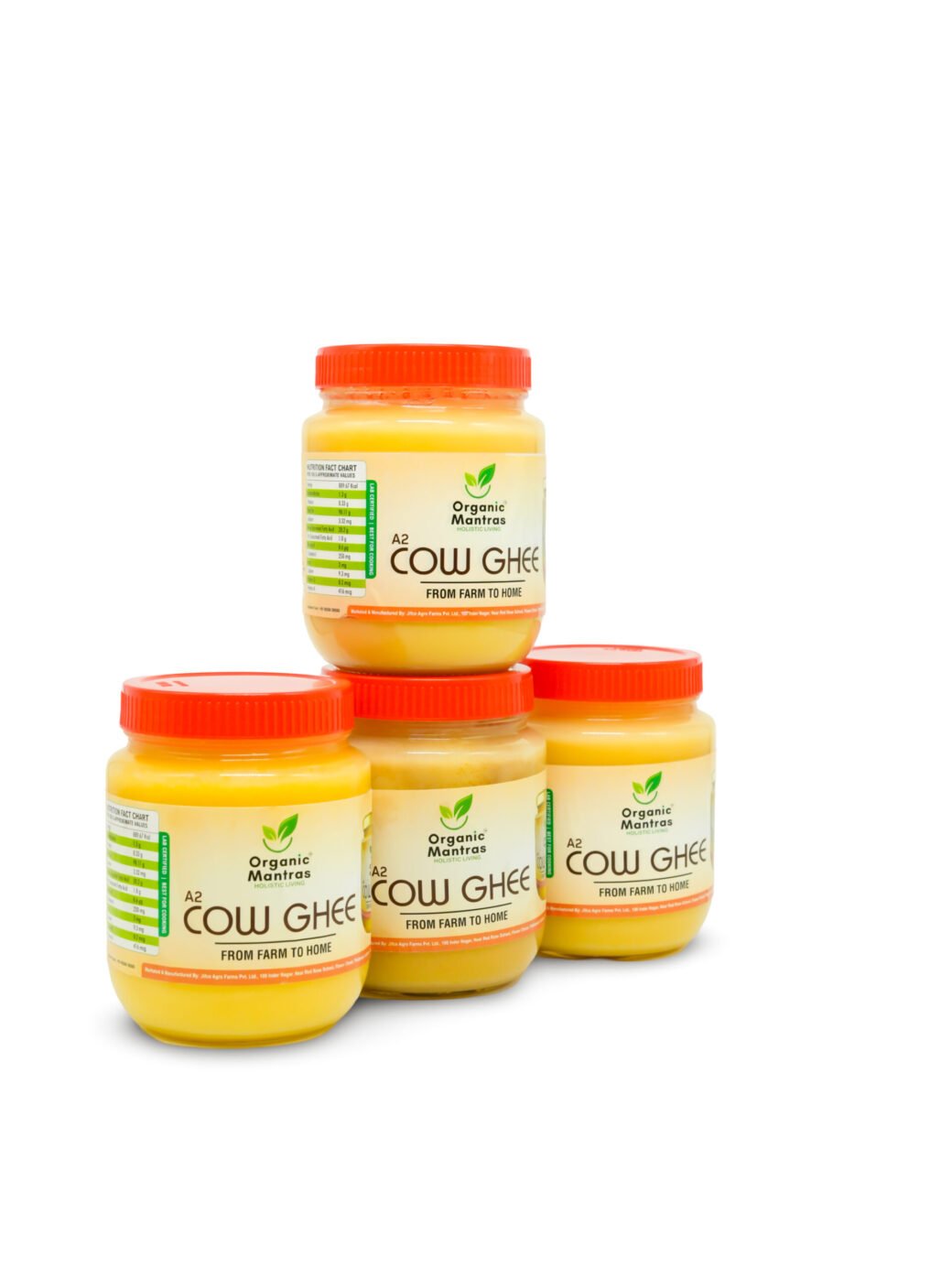ORGANIC MANTRAS Pure A2 Desi Cow Ghee, Made By Traditional Vedic Bilona Method 100% Pure 4000Ml - Image 3