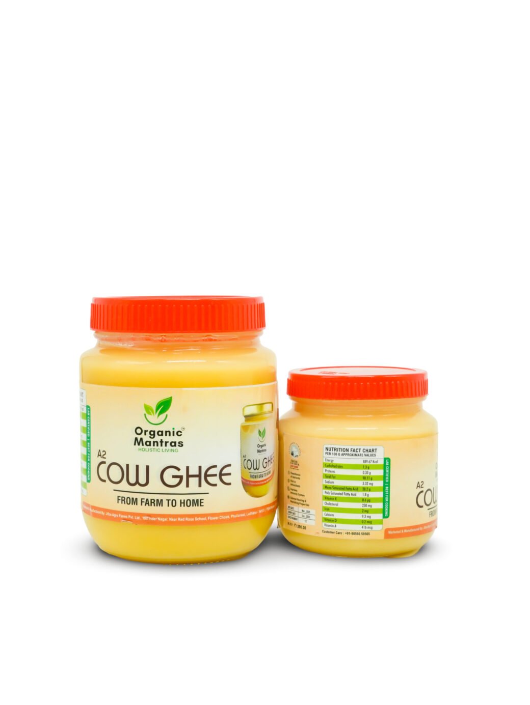 ORGANIC MANTRAS A2 Desi Cow Bilona Ghee, Made By Traditional Vedic Bilona Method 100% Pure 1500Ml - Image 2