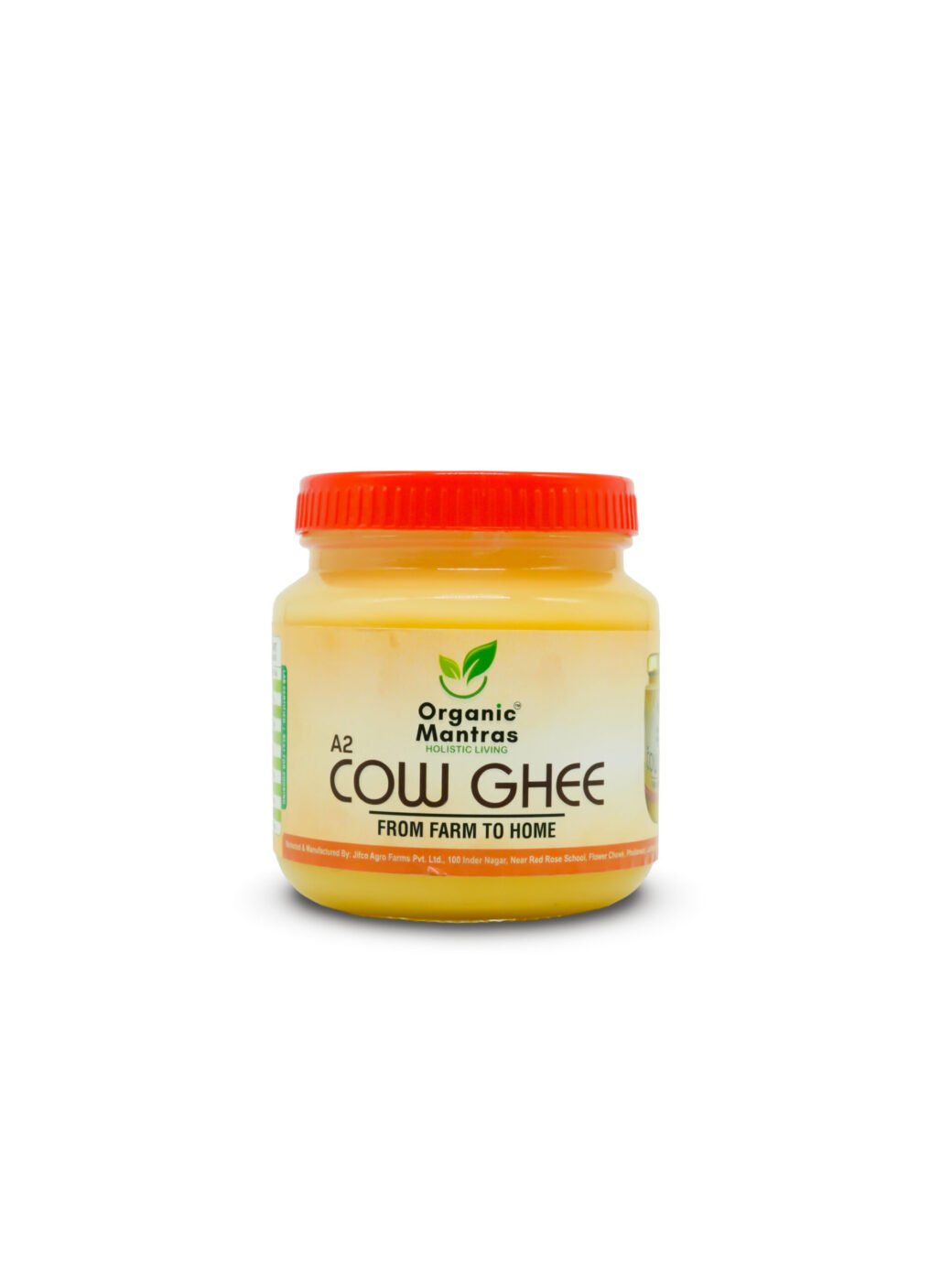 ORGANIC MANTRAS A2 Desi Cow Bilona Ghee, Made By Traditional Vedic Bilona Method 100% Pure 500Ml